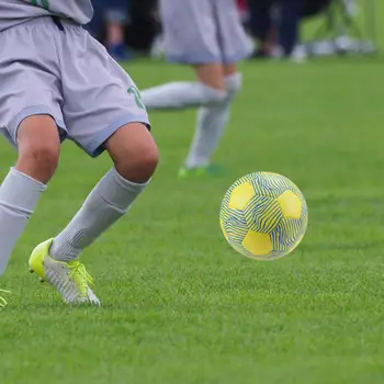 1 סט כדורגל קל לנפח אימון כדורגל לעבות את גודל 5 הכשרה מקצועית כדורגל עם מחט המשאבה לשימוש יומיומי
