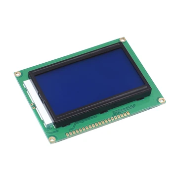 128*64 נקודות LCD מודול 5V מסך כחול 12864 LCD עם תאורה אחורית ST7920 מקבילית LCD12864 128x64