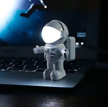 2020 חדש מגיע אסטרונאוט USB LED לילה אור הביתה הקסדה מתג מנורת לילה לעבודה כמו ילדים המתנה של איש החלל מנורת לילה