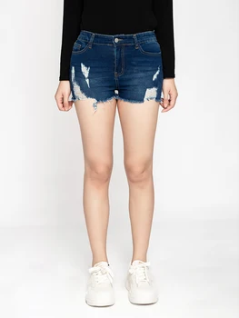 2023 הקיץ הבנות מותן נמוכה מרופט הירך למעלה מכנסי ג ' ינס קצרים