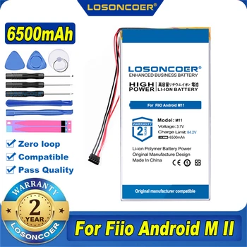 6500mAh סוללה עבור Fiio M11 מצבר Batterie 4-חוט תקע על FiiO אנדרואיד M11 HIFI Music MP3 נגן Fiio M11 Pro נגן