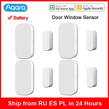 Aqara הדלת חלון החיישן Zigbee חיבור אלחוטי מיני חכם הדלת החיישן עובד עם Aqara שער Mi הביתה HomeKit APP