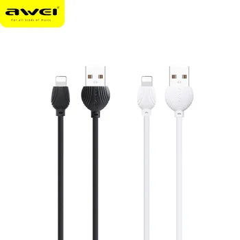 Awei מותגים USB Type C כבל לייטנינג USB מיקרו כבל USB חוט הטלפון הנייד טעינה מהירה USB Type-C מטען עבור iphone Realme