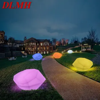 DLMH המודרנית 16 צבעים הדשא אורות USB חשמלי יצירתי 3D אבן לבנה עם שלט רחוק IP65 עיצוב עבור גן פארק