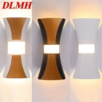 DLMH עכשווי קיר חיצוני אורות LED פמוטים פשוטים מנורה עמיד למים דקורטיביים הביתה מרפסת וילה