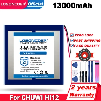 LOSONCOER CWI527 CW1527 CWI520 סוללה 13000mAh Hi12 על CHUWI Hi12 כפול Sys Tablet PC סוללות