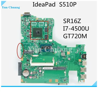 LS41P MB 12293-1 48.4L106.011 עבור Lenovo Ideapad S510P לוח אם מחשב נייד עם i7-4500U CPU GT720M 2G GPU DDR3L לוח האם