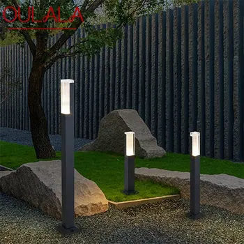 OULALA חיצוני LED הדשא אור אלומיניום עמיד למים מנורת הגן היצירתי דקורטיבי עבור וילה דופלקס פארק