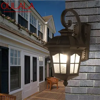 OULALA חיצונית פמוט קיר מודרני עמיד למים פטיו LED מודרנית קיר-תאורה עבור מרפסת מרפסת חצר וילה במעבר