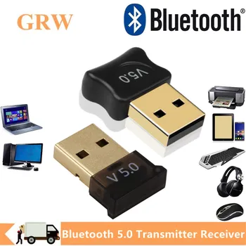 USB Bluetooth 5.0 משדר מקלט USB אלחוטי מתאם Bluetooth Bluetooth אודיו Bluetooth Dongle עבור מחשב PC נייד