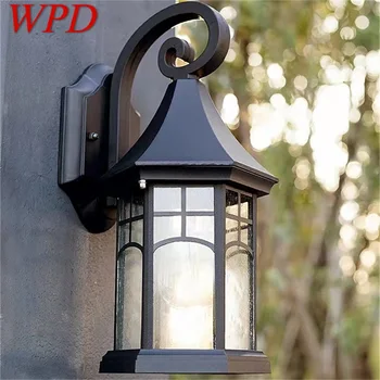 WPD חיצוני LED מנורות קיר, מנורות קלאסי עמיד למים עבור רטרו הביתה מרפסת קישוט