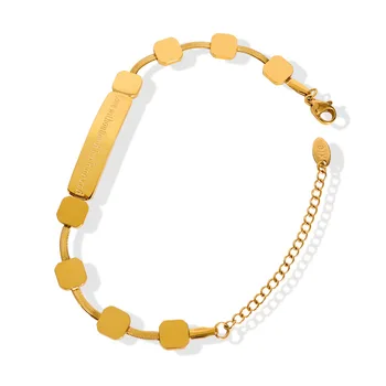 אופנה נחש שרשרת צמידים אופנתיים צבע זהב תכשיטי נירוסטה עבור חובבי פאנק אבזרים משלוח חינם פריטים נשים