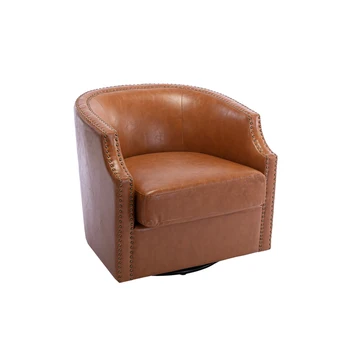 אור יוקרה הכסא המסתובב בסלון יחיד הכיסא, מתאים לסלון, חדר שינה, בסיס מתכת