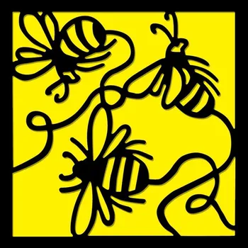דבורת דבש מסגרת מתכת לחתוך ימות דוגמאות לרעיונות חותמת/אלבום תמונות מעוצב הבלטה כרטיסי נייר DIY