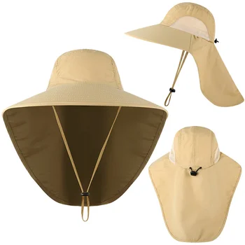 השמש בקיץ כובעים הגנת UV חיצונית ציד דיג קאפ עבור גברים, נשים, טיולים, מחנאות מגן דלי כובע הדייגים הכובע