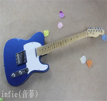חדש טל-גיטרה חשמלית מייפל fretboard הצוואר שמיים כחולים 22 פריטים גיטרה