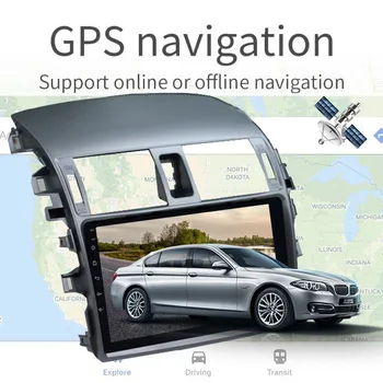 מוקדש הישן קורולה ניווט חדש קורולה ניווט משולב הרכב ה-GPS navigator