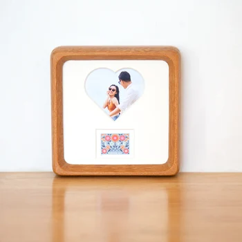 מיני עץ לתמונה מסגרת תמונה מרחפת מסגרת מרובעת קוריאני קטן מתנה אישית זו לעמוד פורטה Retrato קישוט הבית GPF30XP