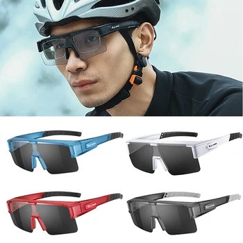 מסגרת גדולה טיולי אפניים משקפי שמש מתאימים על קוצר ראיה משקפיים לכסות Sunglasse מקוטב UV400 משקפי נהיגה Anti-Glare משקפי שמש