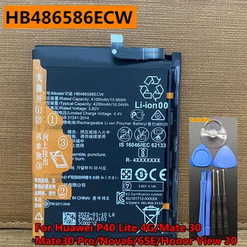 מקורי HB486586ECW סוללה עבור Huawei P40 לייט 4G חבר 30 Mate30 Pro נובה 6 סה הכבוד להציג 30 JNY-L01A JNY-L02A JNY-LX1 JNY-LX2