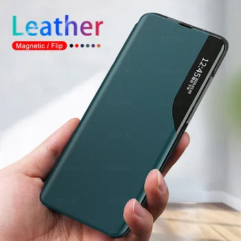 עבור Samsung Galaxy A14 A24 4G A34 A54 5G מקרה להעיף עור תצוגה חכם לכסות Samsang 14 24 34 54 מגנטי הספר לעמוד Funda קאפה