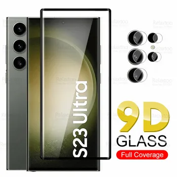עבור Samsung Galaxy S23 אולטרה זכוכית 2To1 מצלמה זכוכית מחוסמת Sumsung S23Ultra 5G 6.8