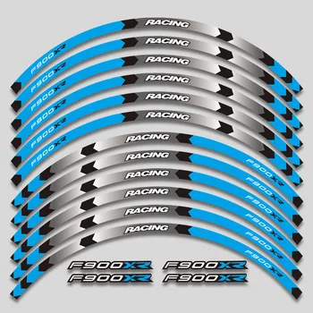 עבור ב. מ. וו F900XR F900 XR F 900 XR f900xr אופנוע גלגלים מדבקות אביזרים רעיוני פס רים צמיגים דקורטיביים סט מדבקות